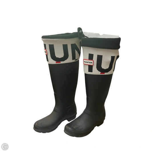 Boots Rain By Hunter In Black, Size: 6