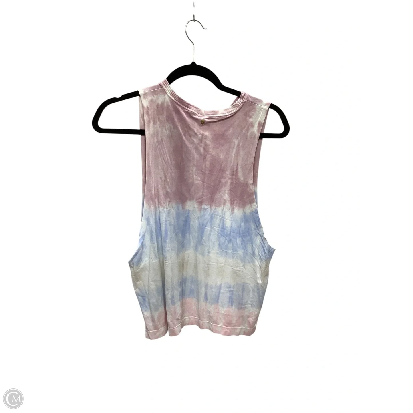 Athletic Tank Top By Spiritual Gangster In Tie Dye Print, Size: S