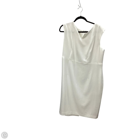 Dress Work By Kasper In White, Size: 18