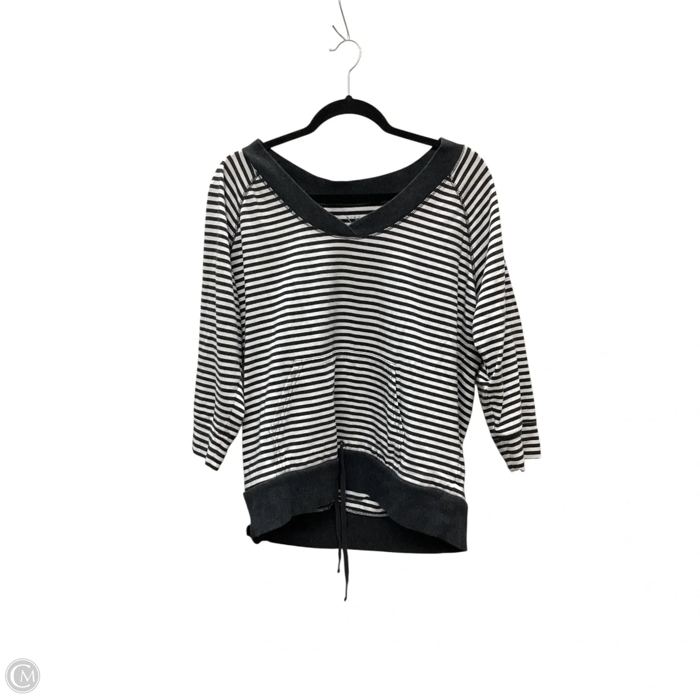 Top Long Sleeve By New York And Co In Striped Pattern, Size: L