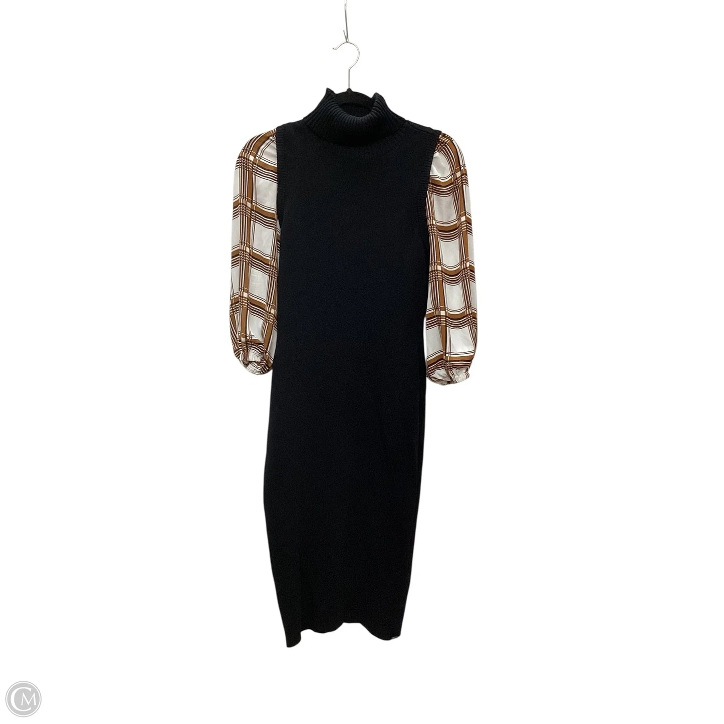 Dress Casual Midi By New York And Co In Black, Size: Xs
