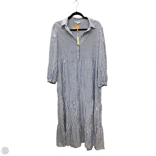 Dress Casual Maxi By Max Studio In Striped Pattern, Size: L