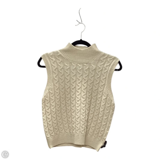 Vest Sweater By Entro In Cream, Size: S