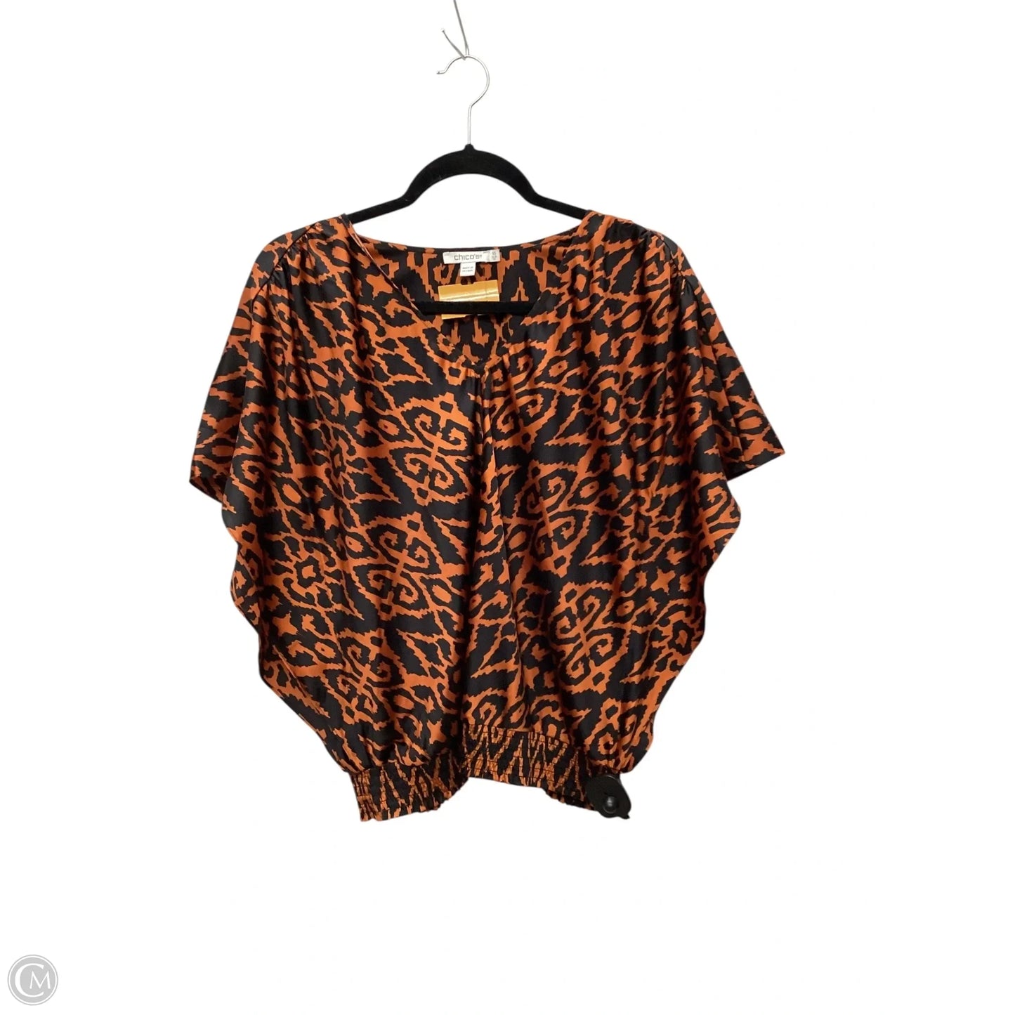 Blouse Sleeveless By Chicos In Multi-colored, Size: 10