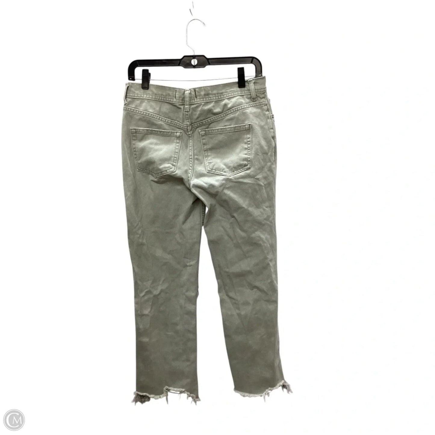 Jeans Cropped By We The Free In Green Denim, Size: 2