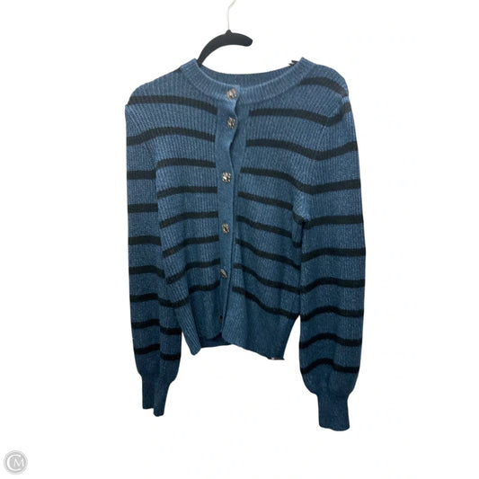 Cardigan By Who What Wear In Blue, Size: S