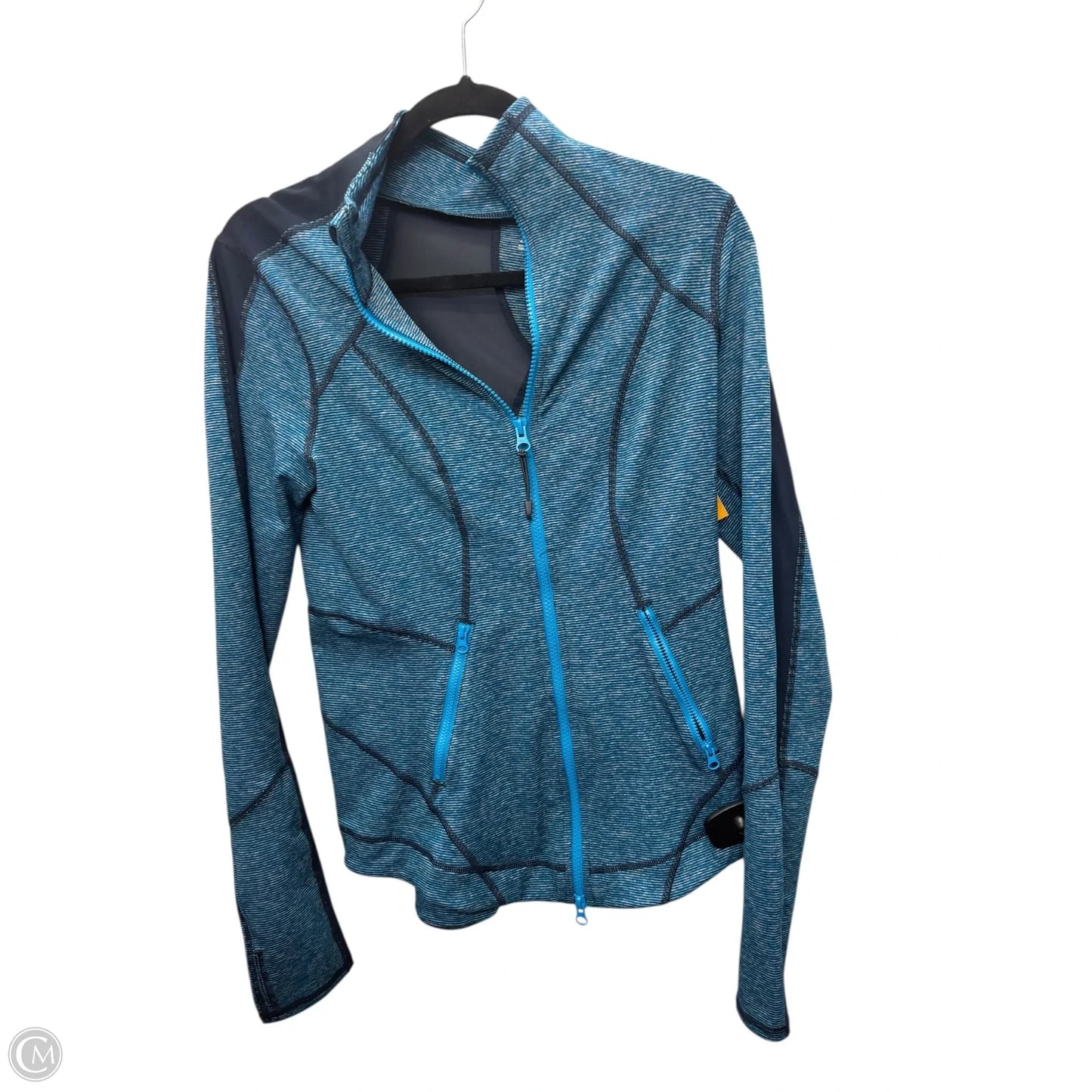 Athletic Jacket By Zella In Blue, Size: M