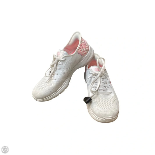 Shoes Athletic By Skechers In White, Size: 8.5