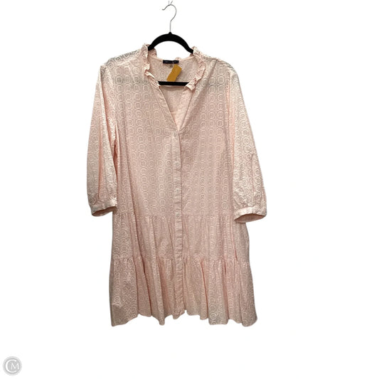 Dress Casual Midi By Tommy Hilfiger In Pink, Size: 14