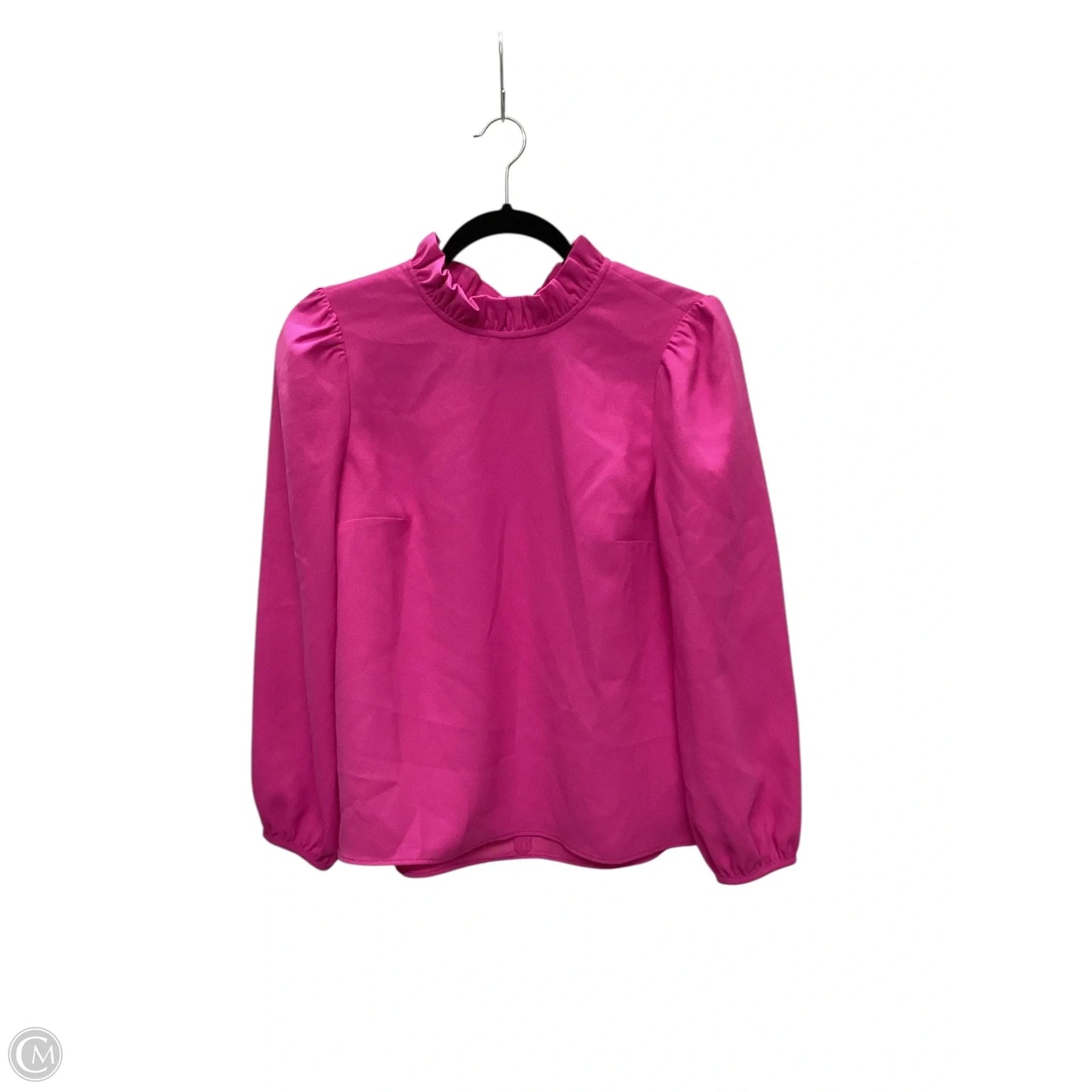 Blouse Long Sleeve By J. Crew In Pink, Size: Xs