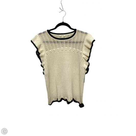 Blouse Sleeveless By Jodifl In Cream, Size: S