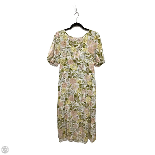 Dress Casual Maxi By Who What Wear In Floral Print, Size: M