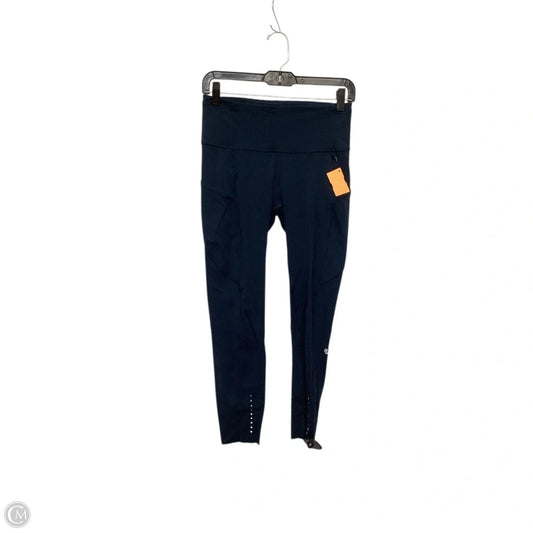 Athletic Leggings By Lululemon In Navy, Size: 6