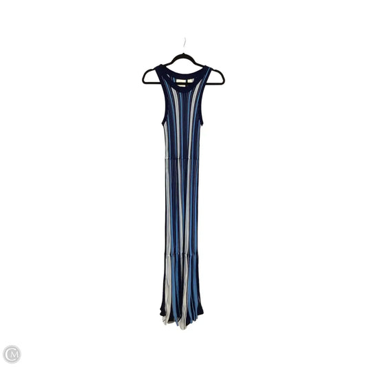 Dress Casual Maxi By Maeve In Blue, Size: M