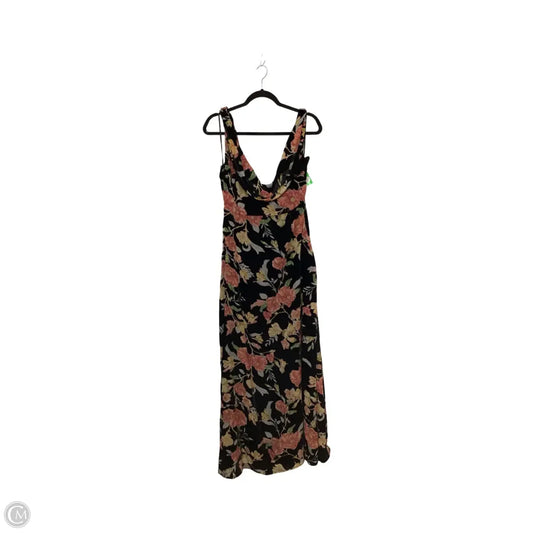 Dress Party Long By Lulus In Black, Size: L