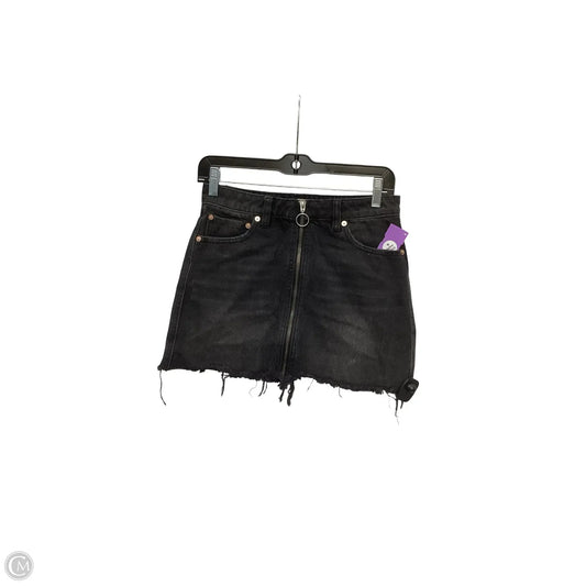Skirt Mini & Short By We The Free In Black Denim, Size: 2