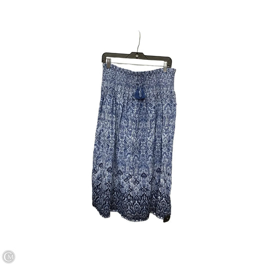 Skirt Midi By J. Jill In Blue, Size: M