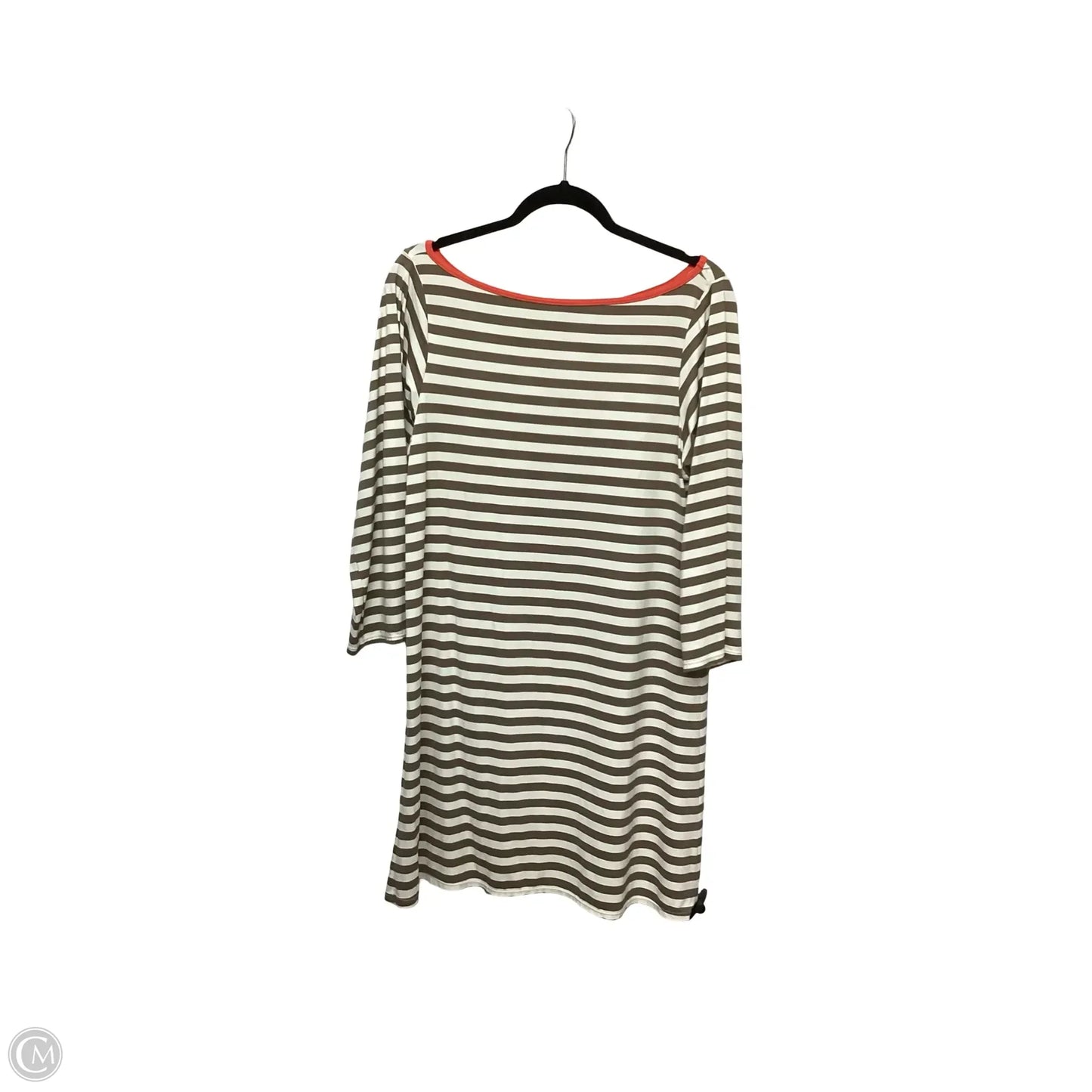 Dress Casual Midi By Anne Cole In Striped Pattern, Size: Xl