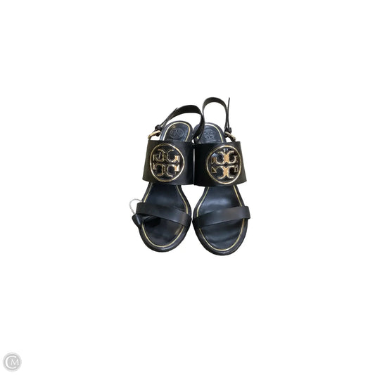 Sandals Designer By Tory Burch In Black, Size: 9.5