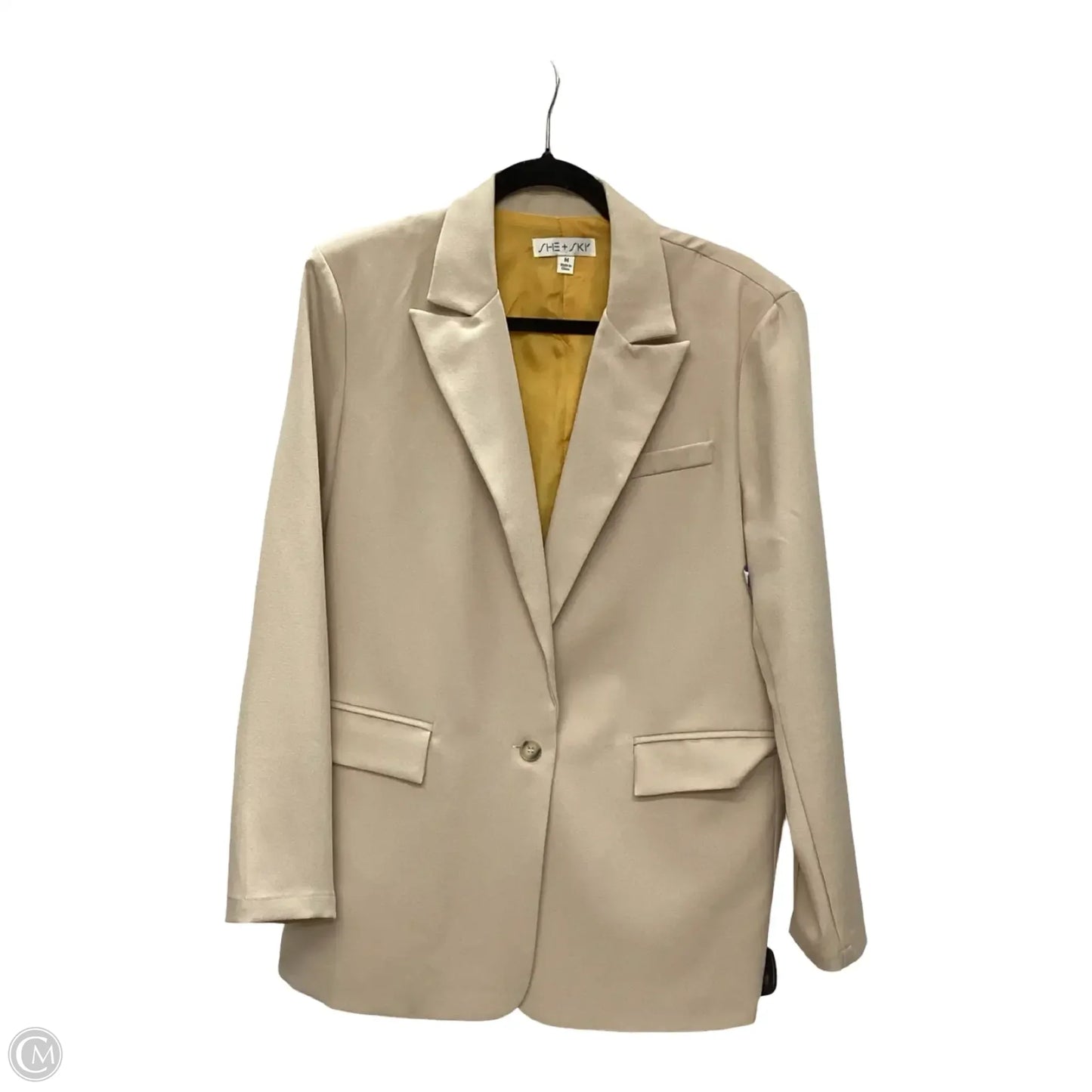 Blazer By She + Sky In Cream, Size: M