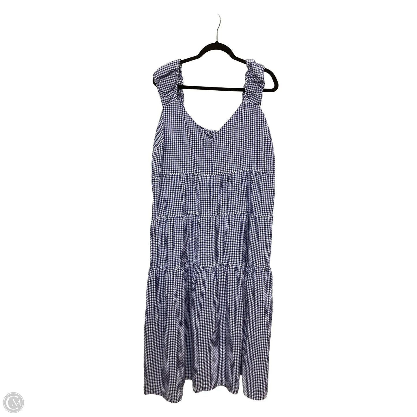 Dress Casual Midi By Old Navy In Blue, Size: Xxl