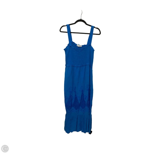 Dress Casual Midi By Knox Rose In Blue, Size: L