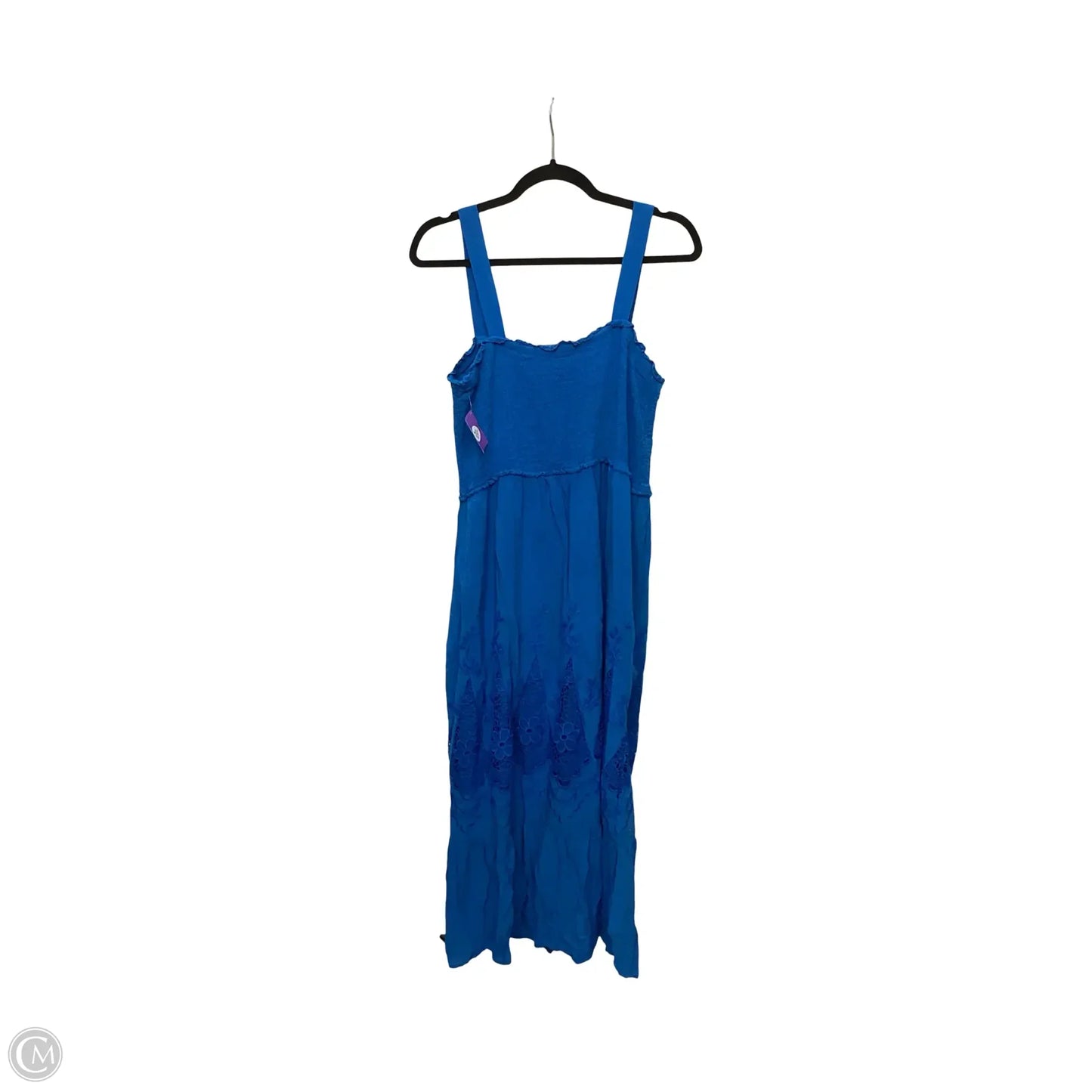 Dress Casual Midi By Knox Rose In Blue, Size: L
