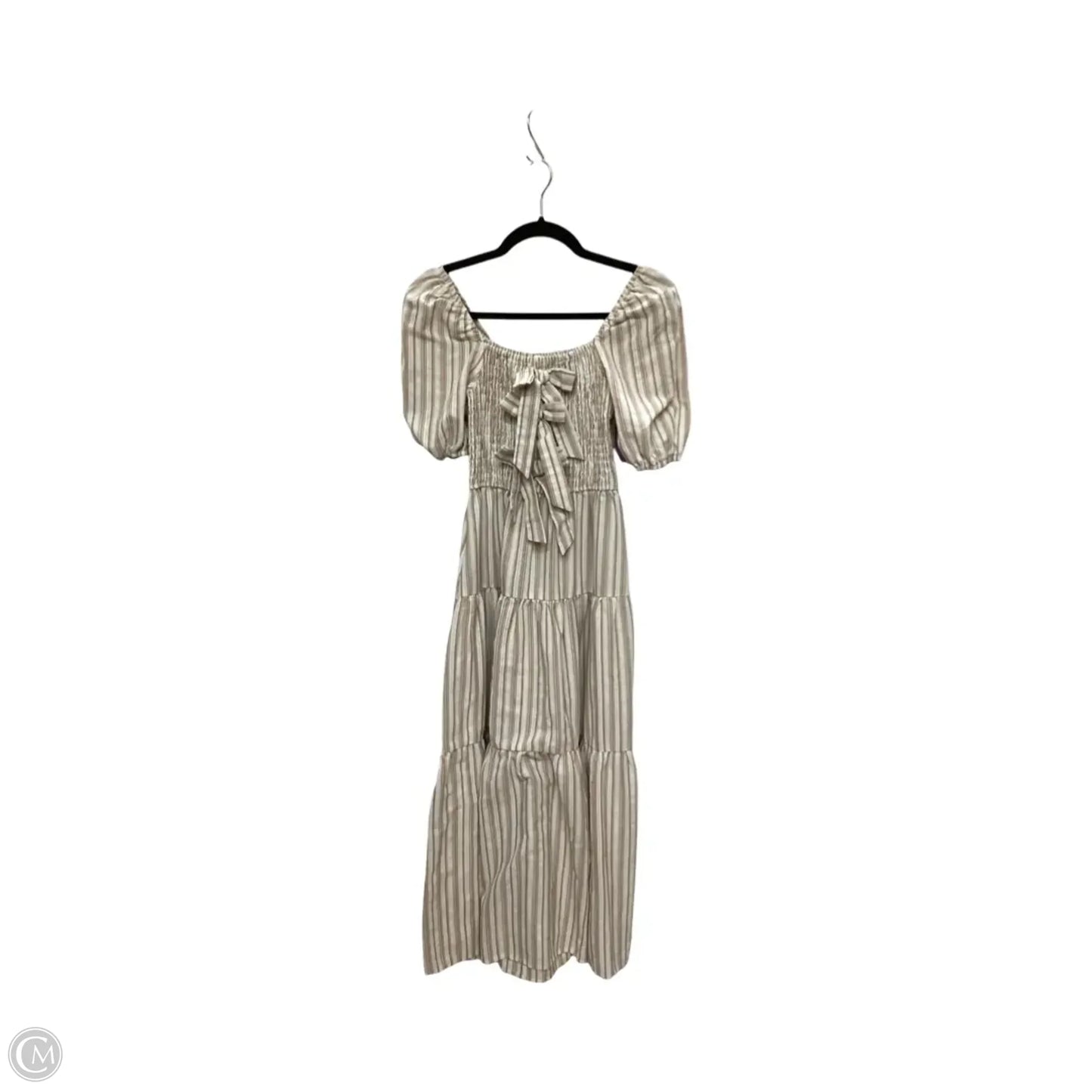 Dress Casual Midi By She + Sky In Brown, Size: M