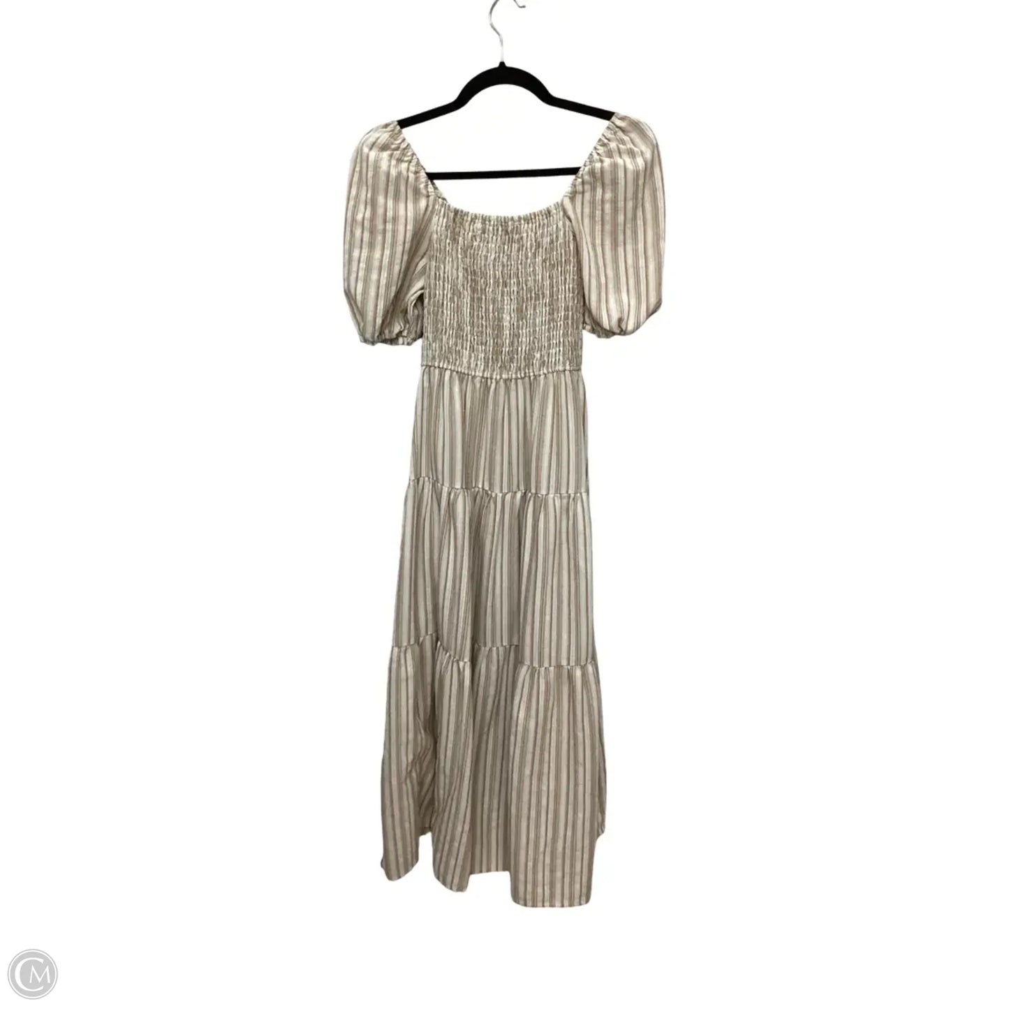 Dress Casual Midi By She + Sky In Brown, Size: M