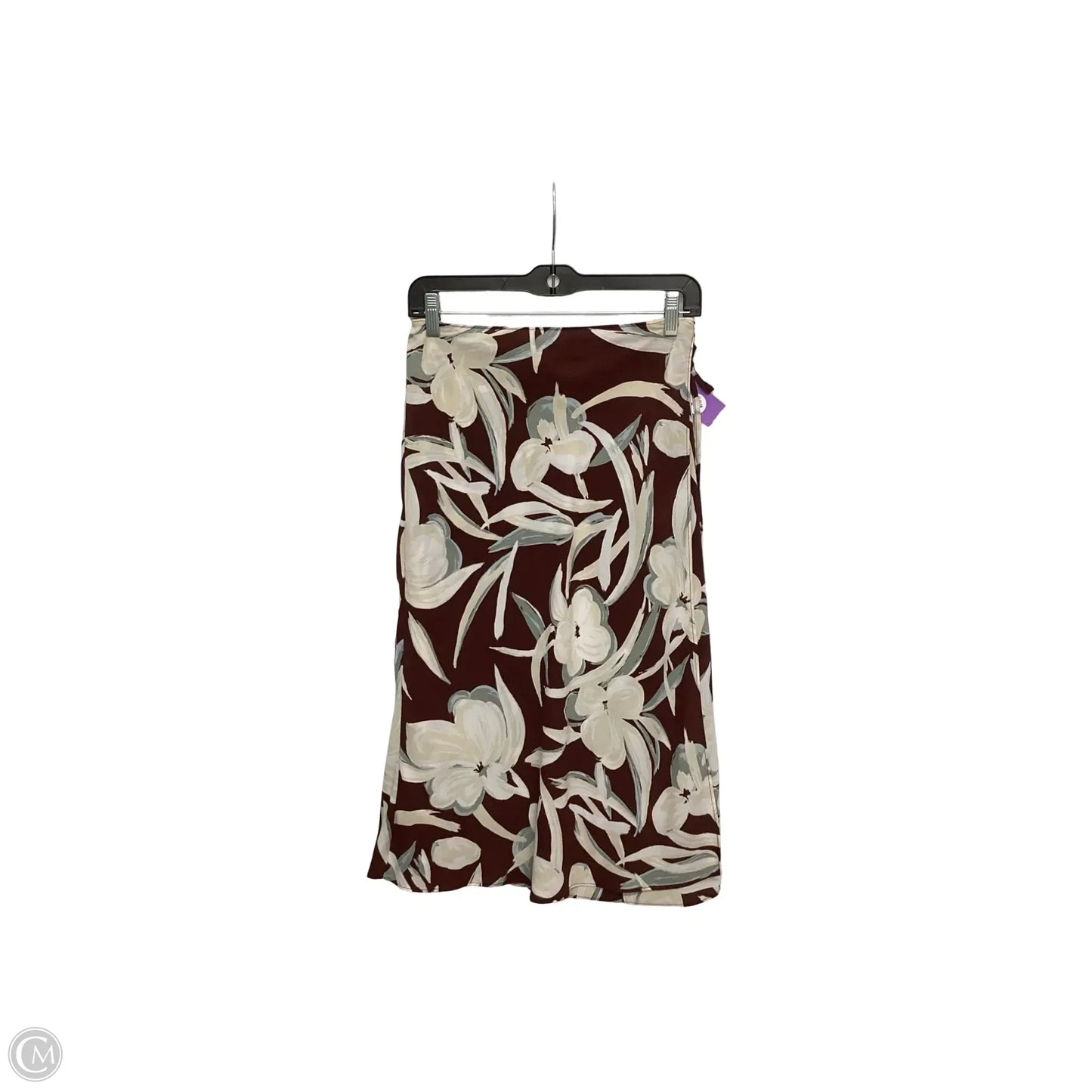 Skirt Midi By Nordstrom In Floral Print, Size: M