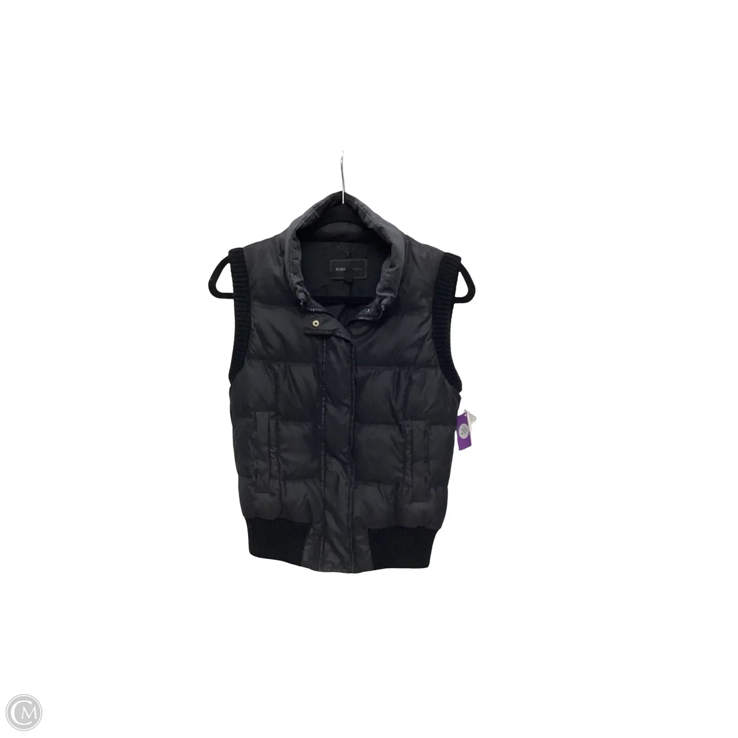 Vest Puffer & Quilted By Bcbgmaxazria In Black, Size: S