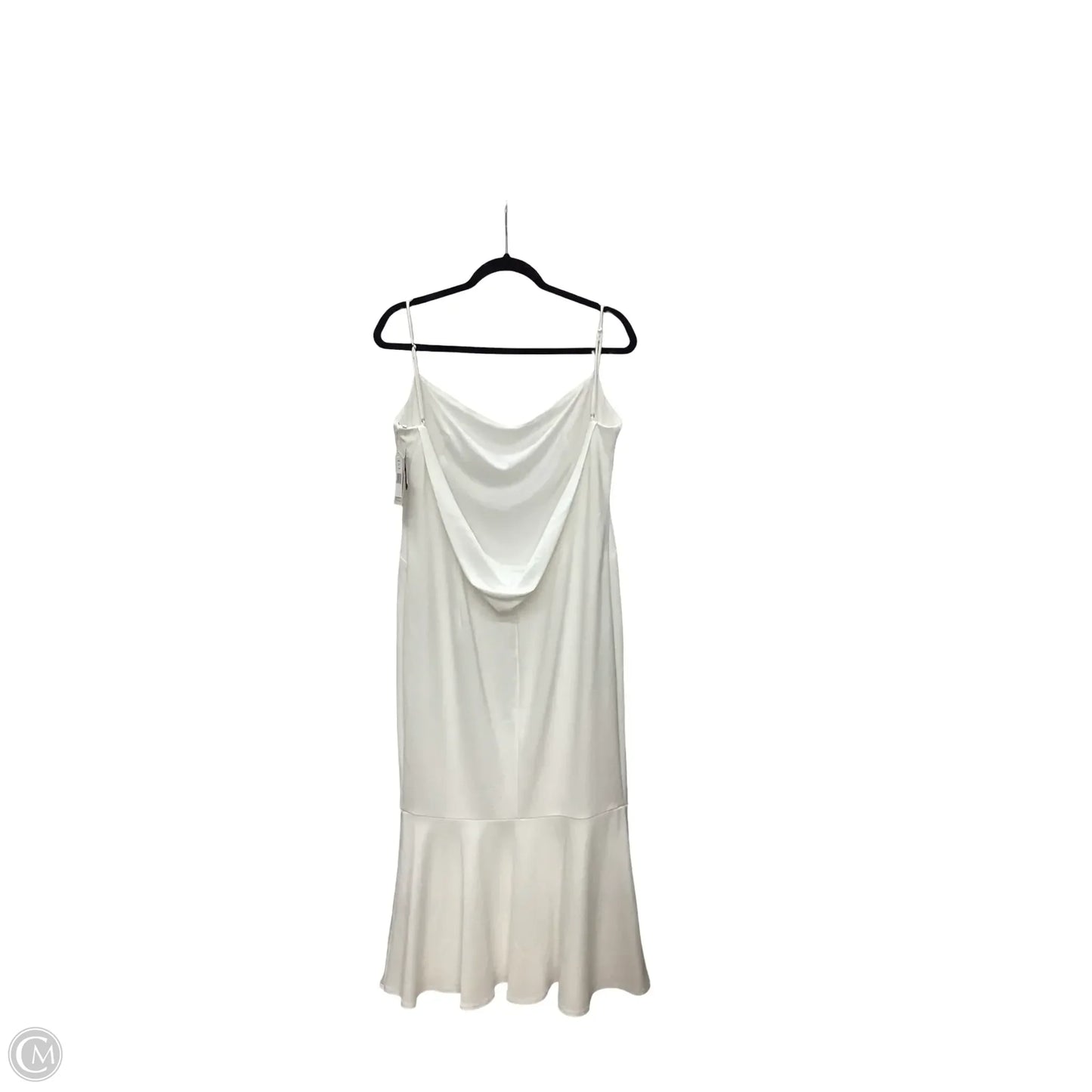 Dress Party Midi By Cmb In Ivory, Size: Xl