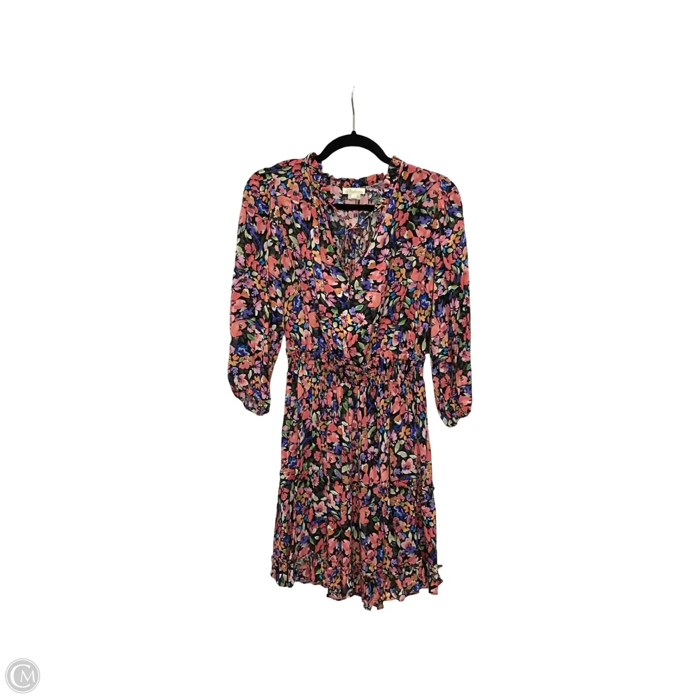 Designer Dress Casual Midi By Shoshanna In Floral Print, Size: 2