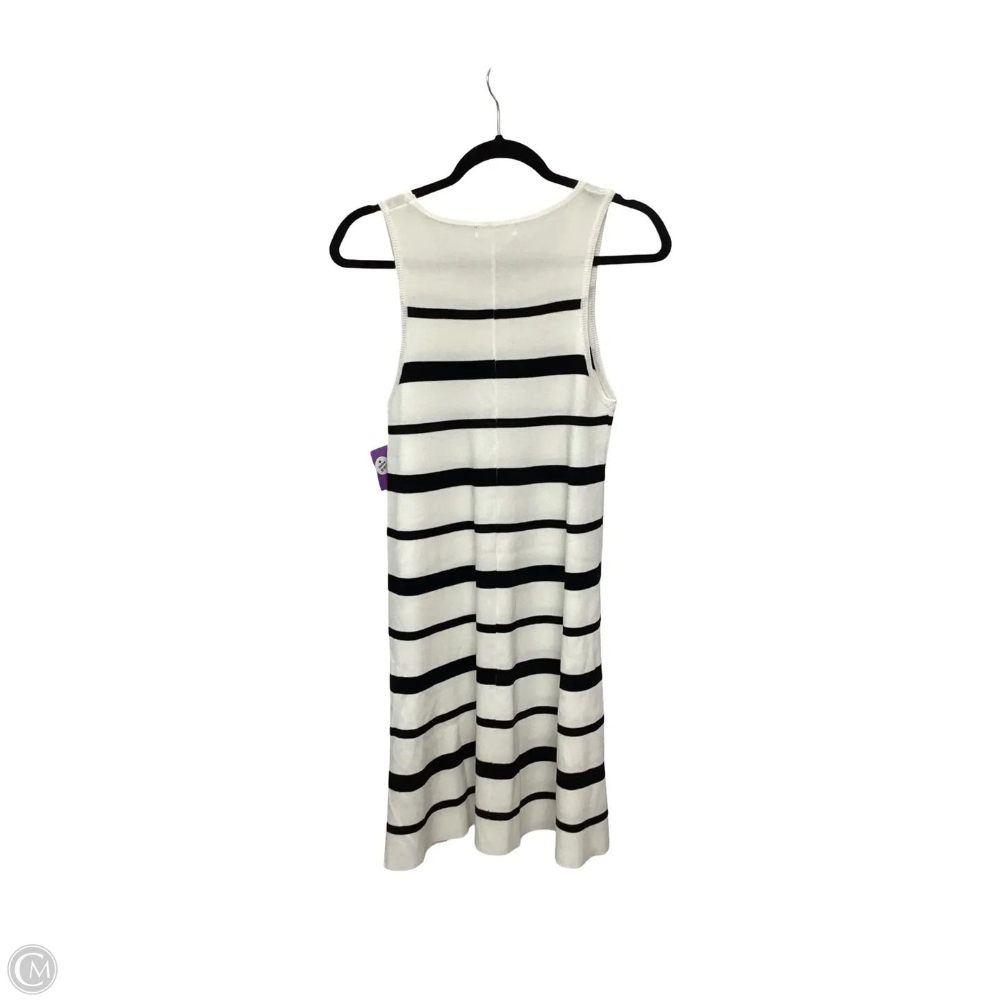 Dress Casual Midi By Clothes Mentor In Striped Pattern, Size: L