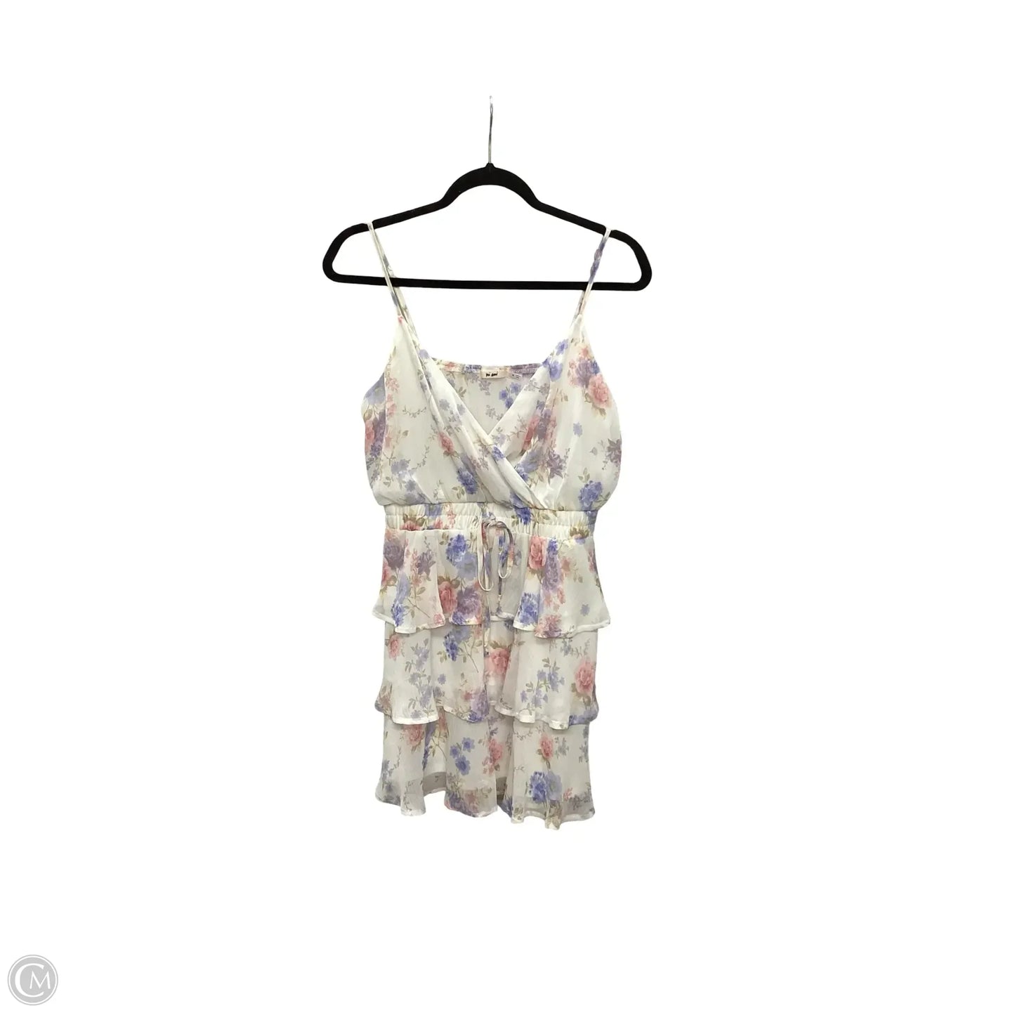 Dress Casual Short By Mi Ami In Floral Print, Size: M