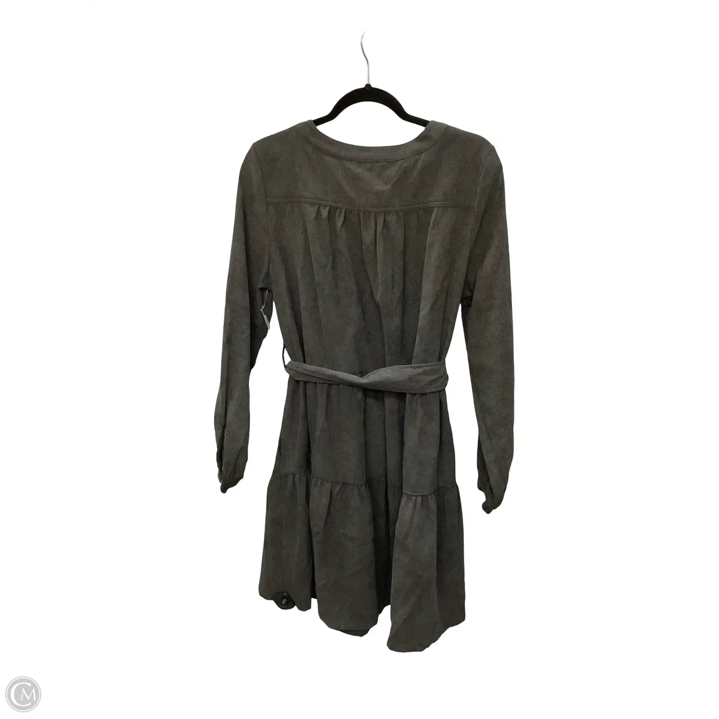 Dress Casual Short By Simply Southern In Grey, Size: L