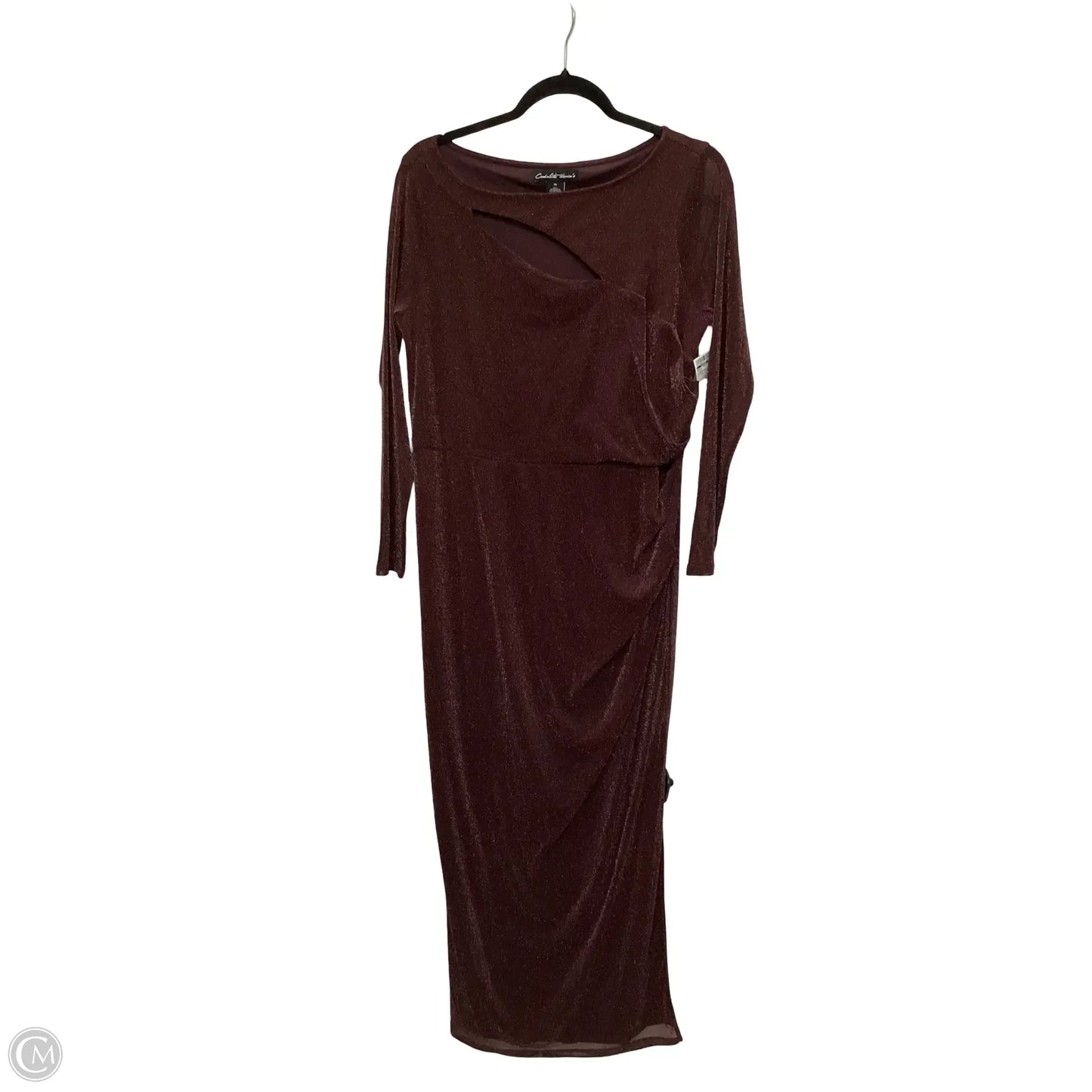 Dress Party Long By Clothes Mentor In Purple, Size: 1x