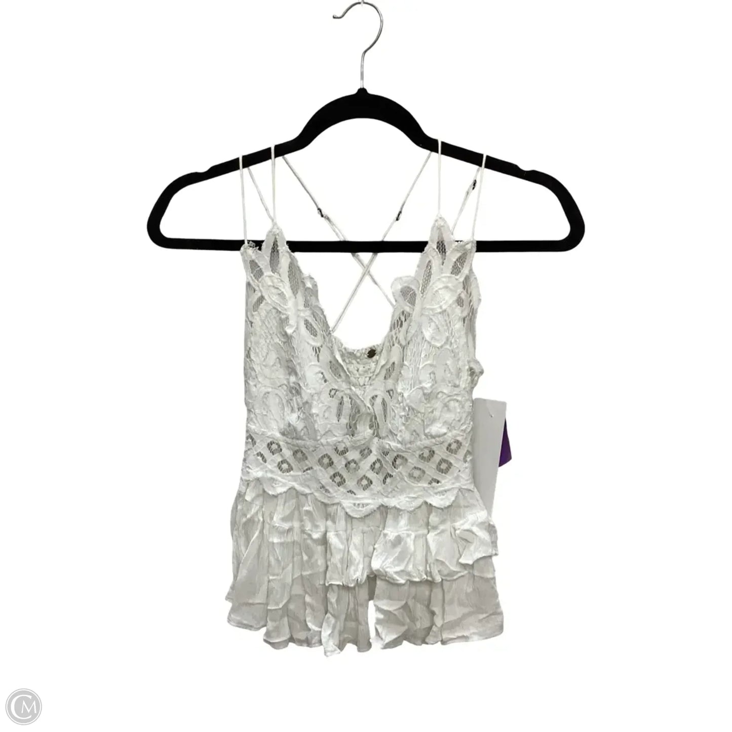 Blouse Sleeveless By Free People In White, Size: M