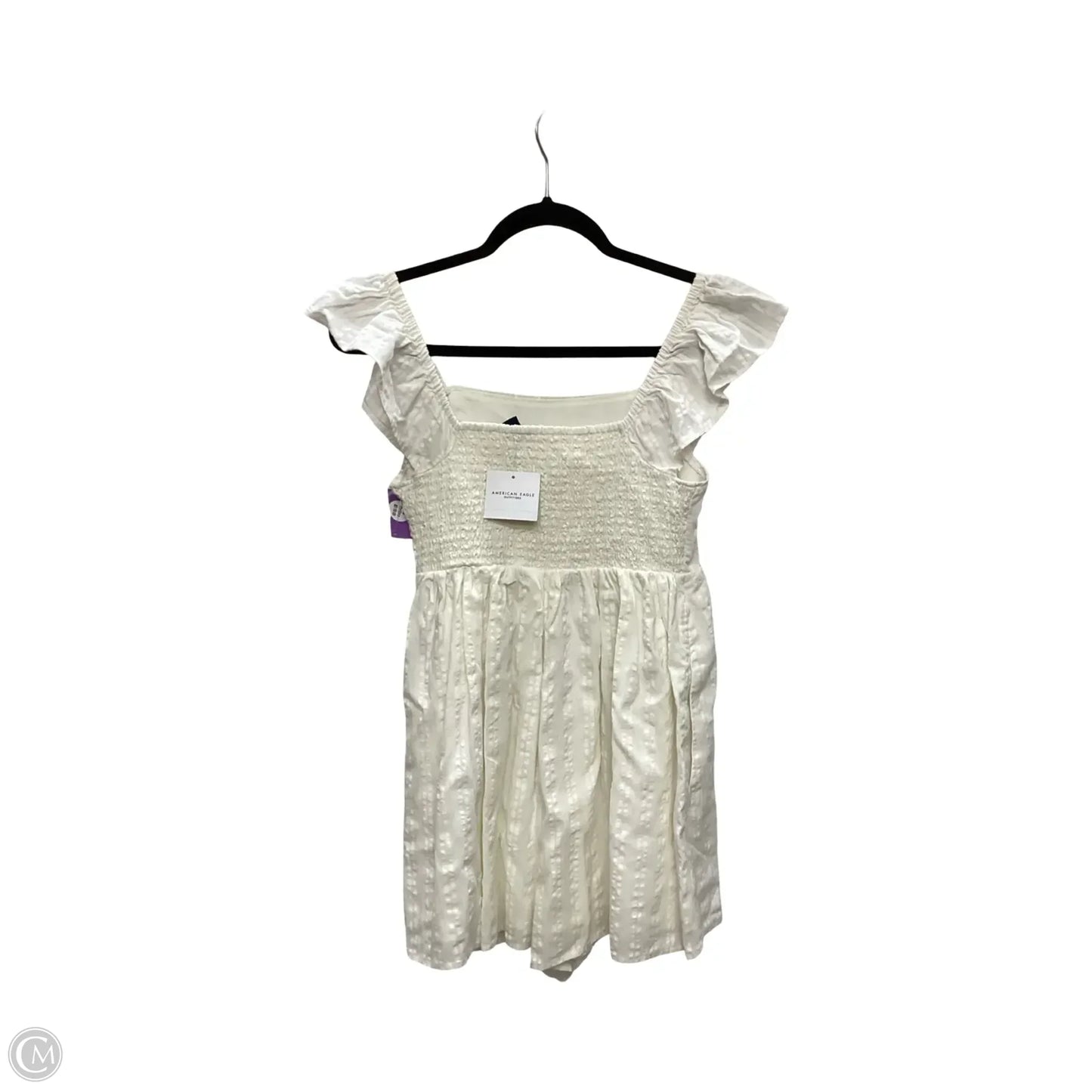 Romper By American Eagle In White, Size: M