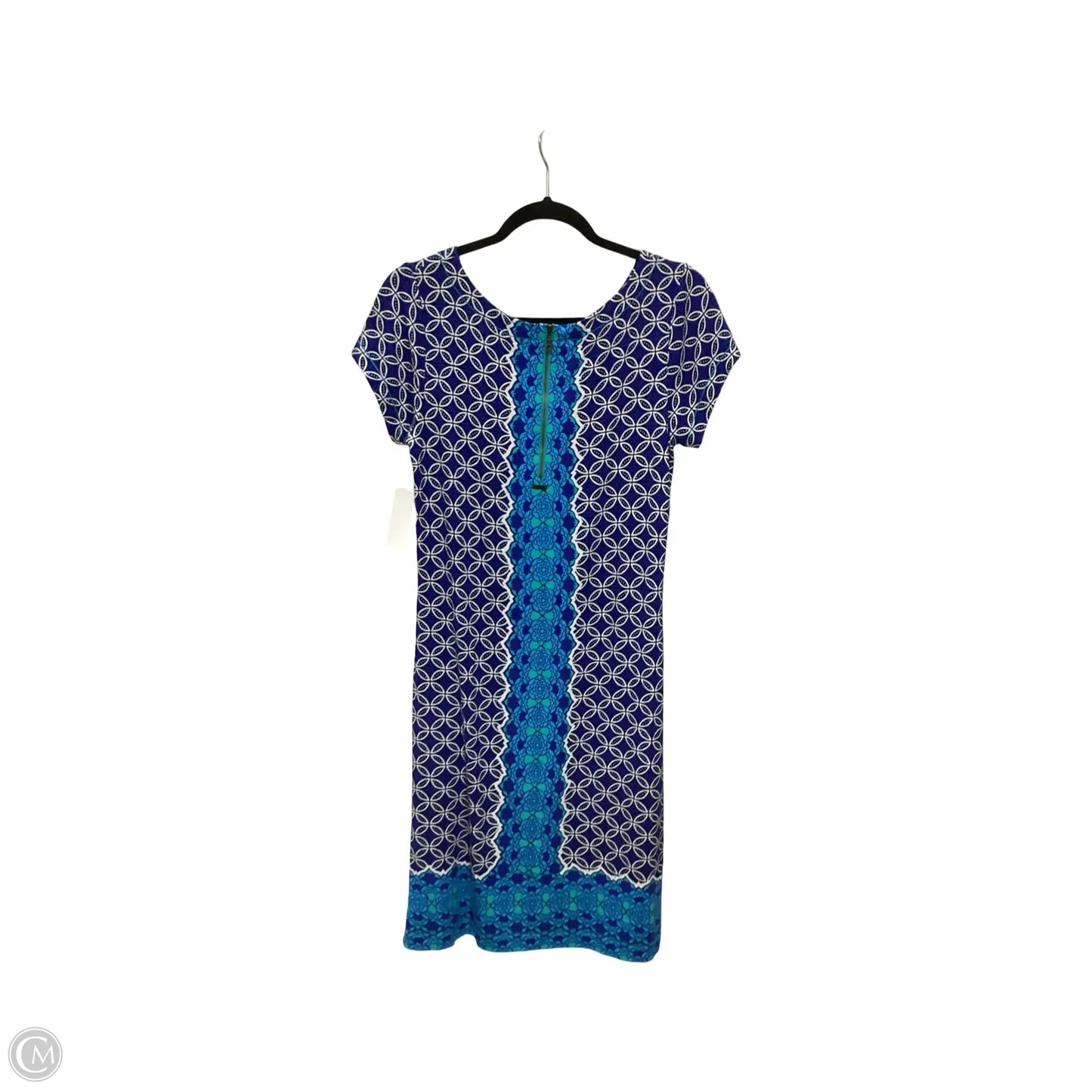Designer Dress Casual Short By Hatley In Blue, Size: S