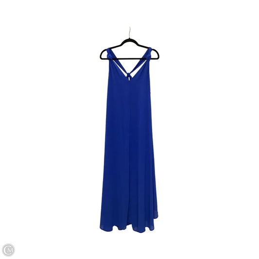 Dress Casual Midi By Glam In Blue, Size: M