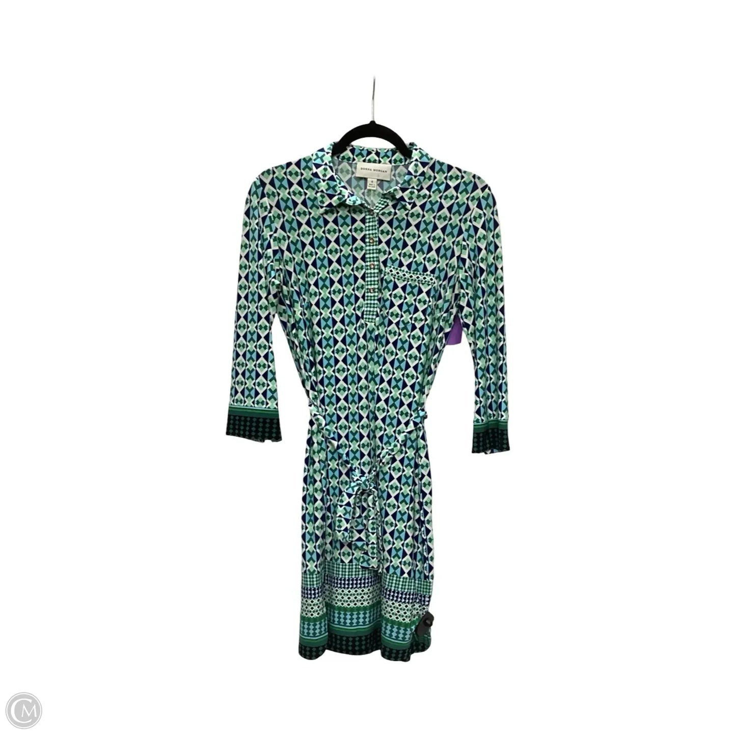 Dress Casual Short By Donna Morgan In Green, Size: 6