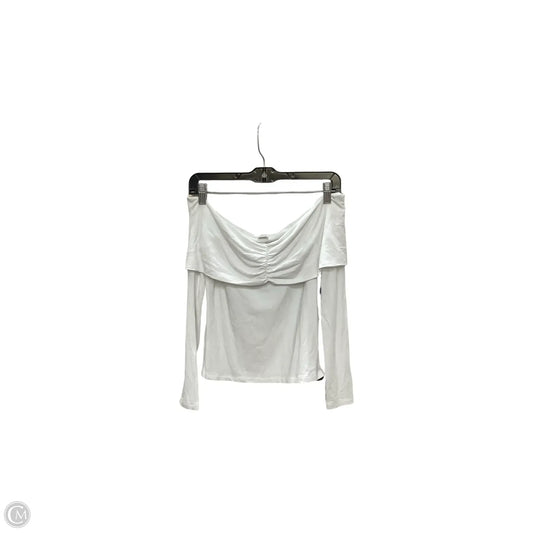 Designer Blouse Long Sleeve By Wilfred In White, Size: S