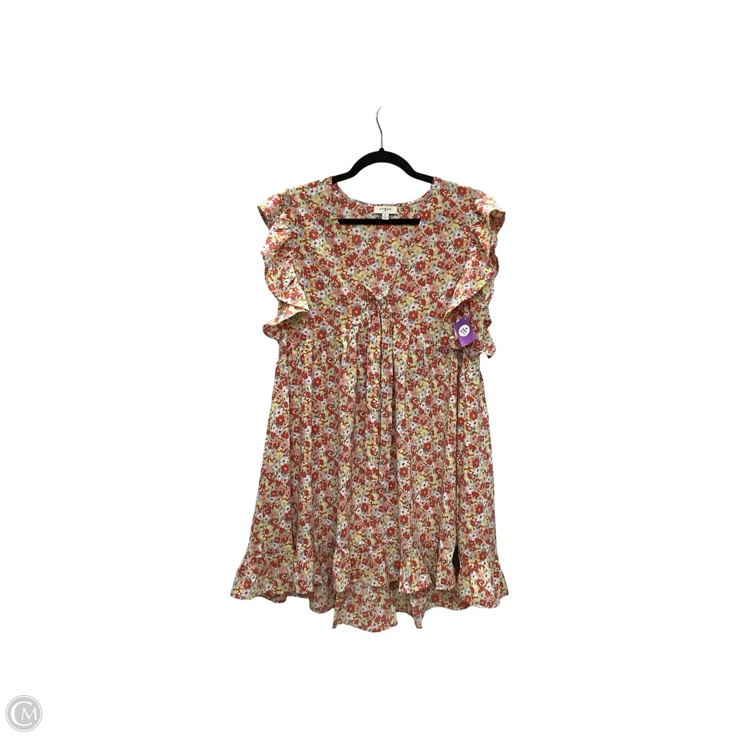 Dress Casual Short By Umgee In Floral Print, Size: M
