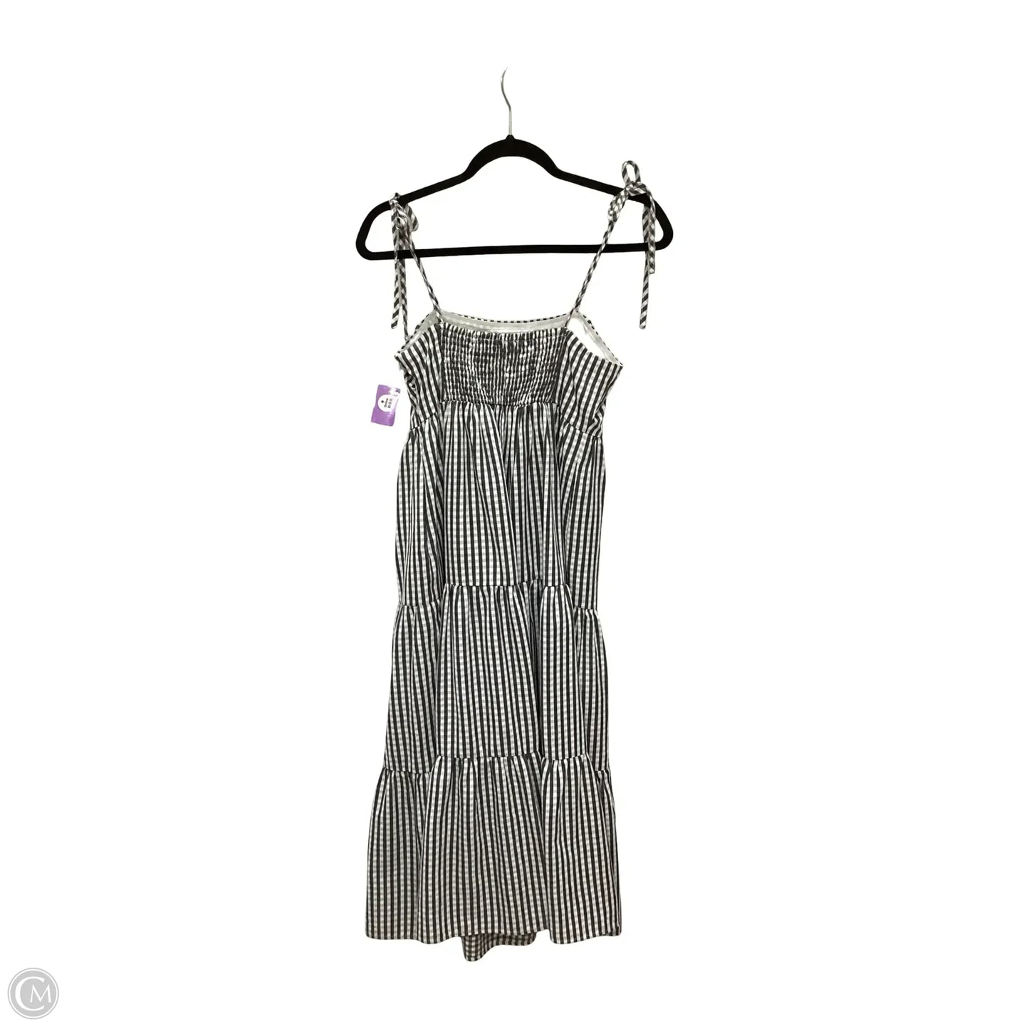 Dress Casual Midi By Fabrik In Striped Pattern, Size: M
