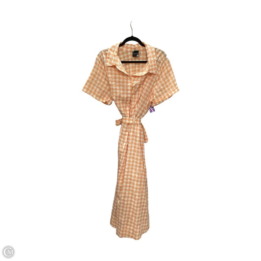 Dress Casual Midi By Maison Tara In Orange, Size: 20