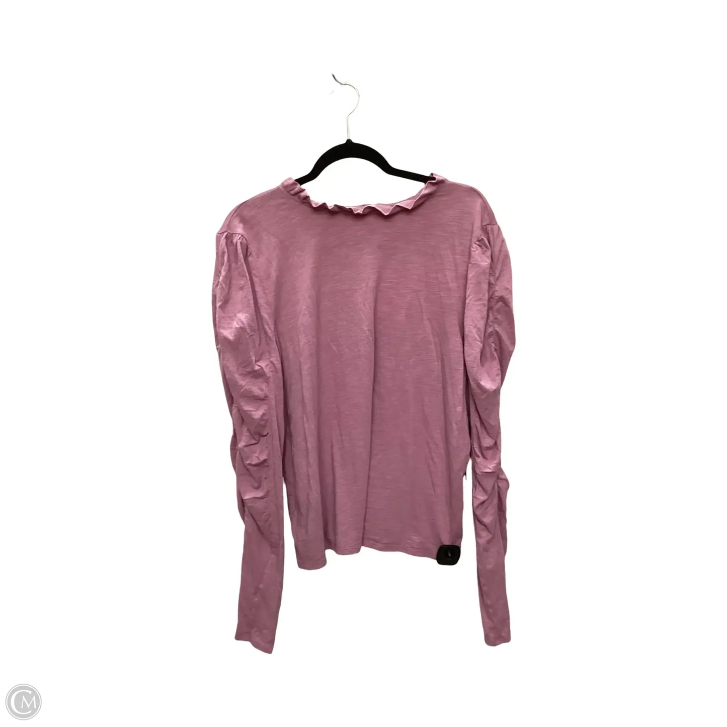 Blouse Long Sleeve By Maeve In Pink, Size: Xl