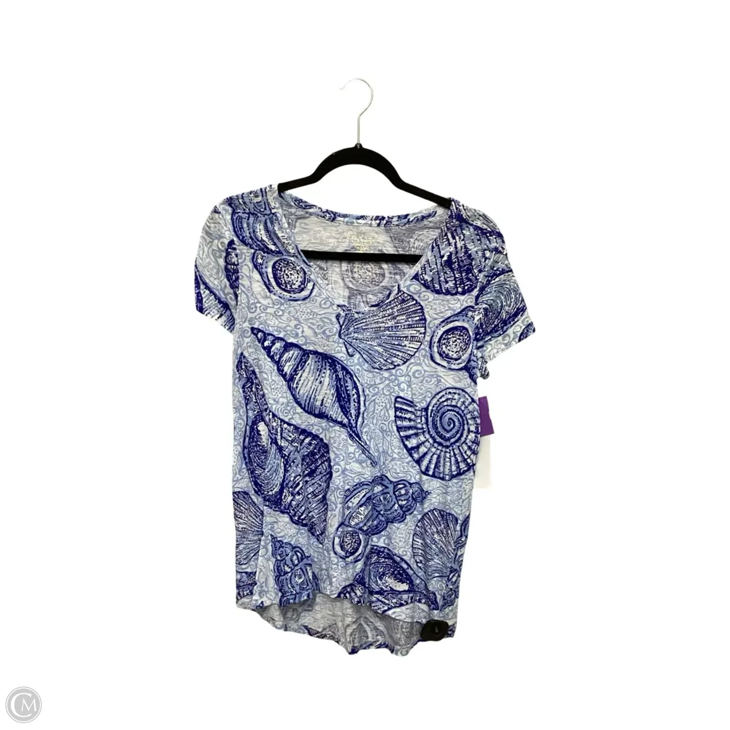 Blouse Designer By Lilly Pulitzer In Blue, Size: S
