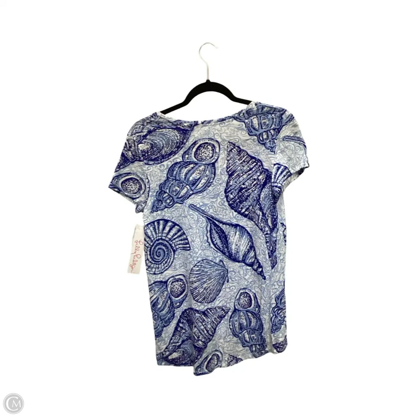 Blouse Designer By Lilly Pulitzer In Blue, Size: S