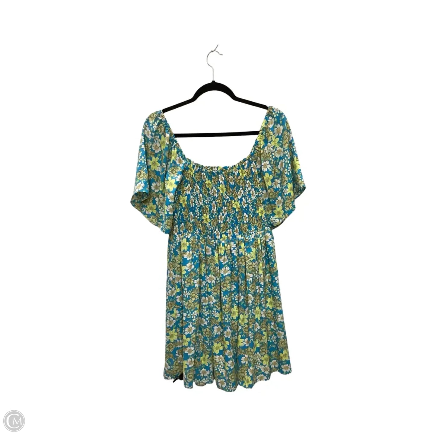Dress Casual Short By How Very Loved In Blue & Green, Size: M